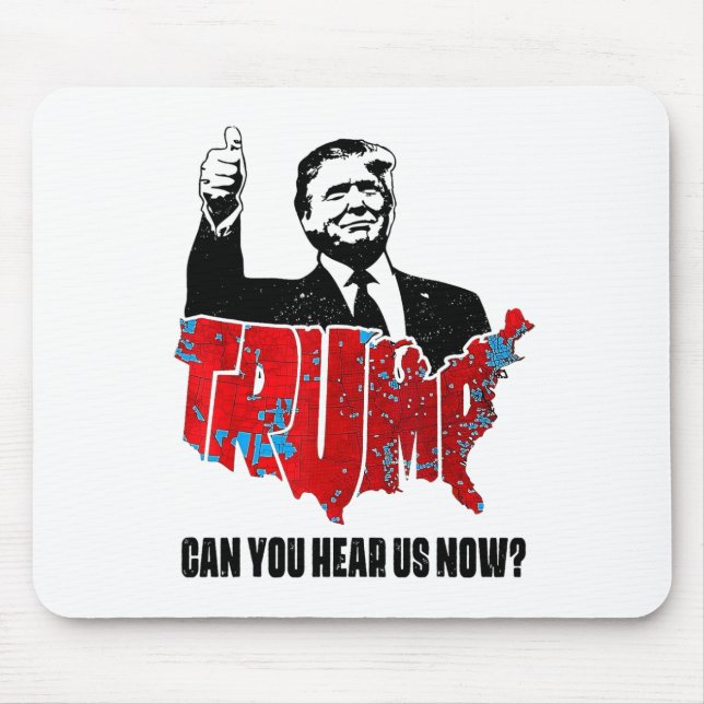 Trump Better Coverage Than 5g  Mouse Pad (Front)