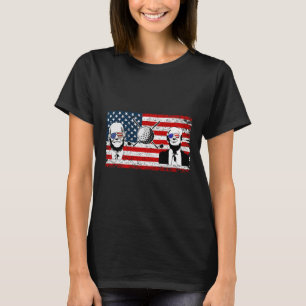 Trump Biden Flag American Elections Presidential D T-Shirt
