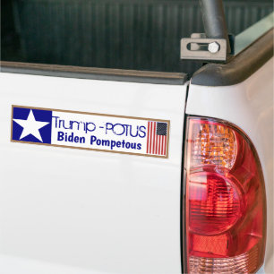 Trump Biden Pompetous Bumper Sticker