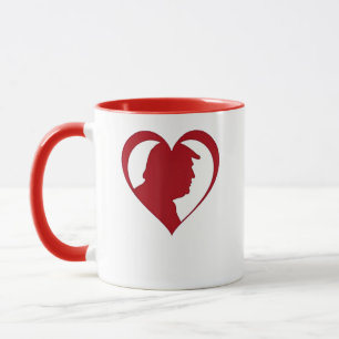 Trump Big Heart Trump Is My Valentine Day Mug