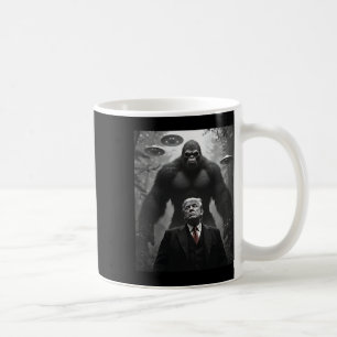 Trump Bigfoot Ufo Alien Encounter Visitation Consp Coffee Mug