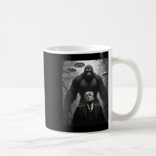 Trump Bigfoot Ufo Alien Encounter Visitation Consp Coffee Mug