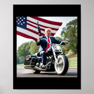 Trump Biker Bad Poster