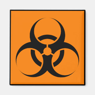 Trump Biohazard Symbol Magnet