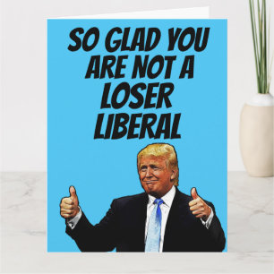TRUMP BIRTHDAY FUNNY GREETING CARDS CARD