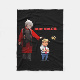 Trump Bishop Budde Takes King Fleece Blanket