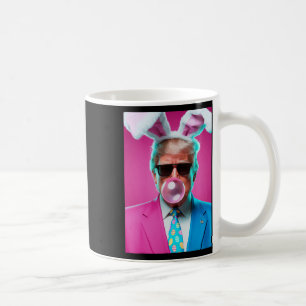 Trump Blowing Bubble Gum Political Republican East Coffee Mug