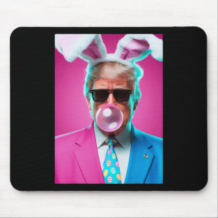 Trump Blowing Bubble Gum Political Republican East Mouse Pad