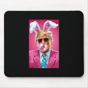 Trump Blowing Bubble Gum Political Republican East Mouse Pad