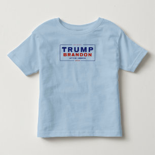 Trump Brandon 2024™ Election Blue Toddler T-Shir T-Shirt