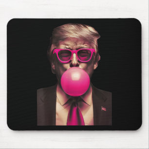 Trump Bubble Gum Funny Mouse Pad
