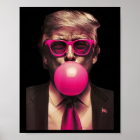 Trump Bubble Gum Funny