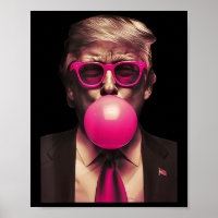 Trump Bubble Gum Funny