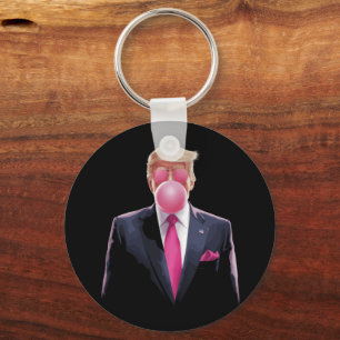 Trump Bubble Gum Key Ring