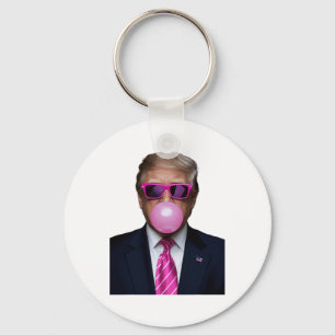 Trump Bubble Gum Pink  Key Ring