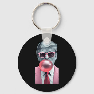 Trump Bubble Gum Yum  Key Ring