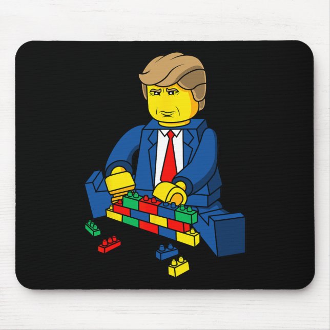 Trump Build A Wall T Shirt  Mouse Pad (Front)