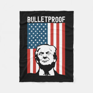Trump Bulletproof - Donald Trump Ination Attempt 7 Fleece Blanket
