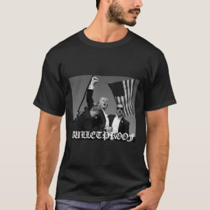 Trump Bulletproof Old English Font T-Shirt