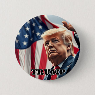 Trump Campaign 6 Cm Round Badge