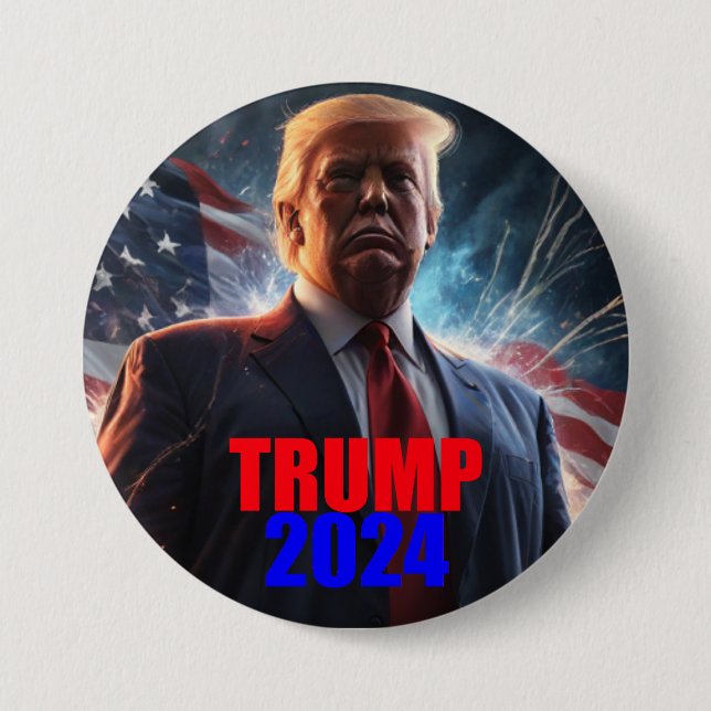 Trump Campaign 7.5 Cm Round Badge (Front)