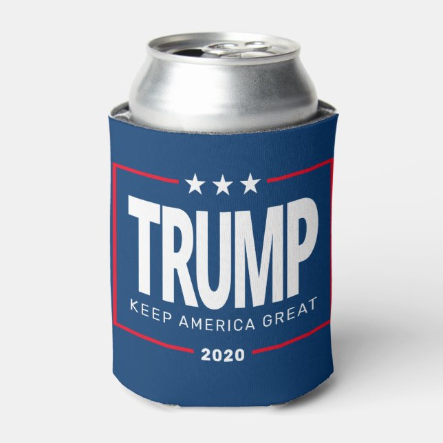 Trump CAN CHANGE YEAR Keep America Great Can Cooler (Can Front)