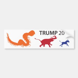Trump Centipede Nimble Bumper Sticker