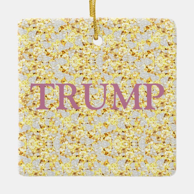 TRUMP CERAMIC ORNAMENT (Front)