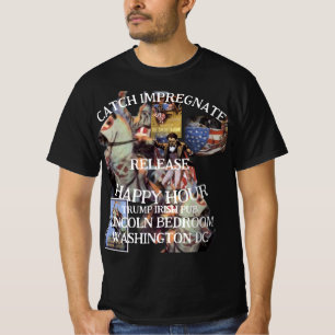 Trump Chase Impregnate Cage Irish Pub Birth Nation T-Shirt