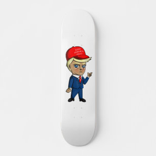 Trump chibi skateboard