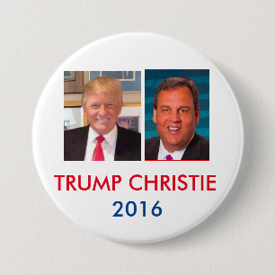 Trump & Christie 3 Inch Jugate Button