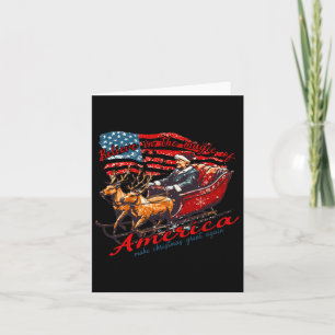 Trump Christmas Believe In The Magic Of America  Card