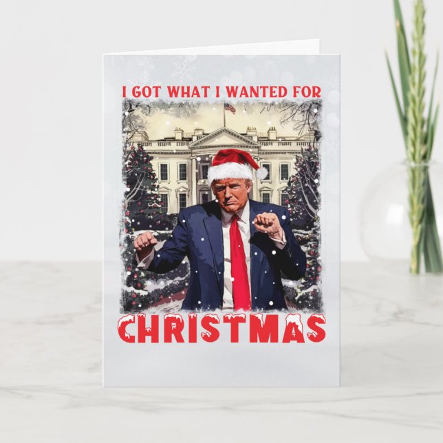 Trump Christmas Card | Merry MAGA Christmas (Front)