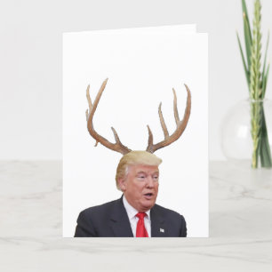 Trump Christmas: Deer Mr. President Holiday Card