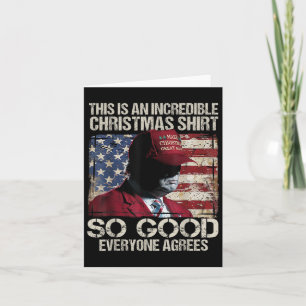 Trump Christmas Pajama So Good Everyone Agrees Fun Card