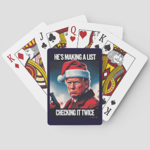 Trump Christmas Playing Cards Funny Holiday Game