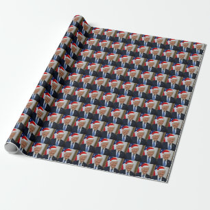 TRUMP Christmas President Gift Wrapping Paper