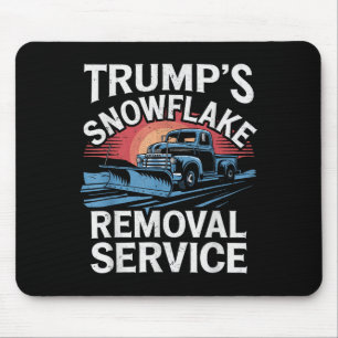 Trump Christmas Snowflake Removal Service Merry Xm Mouse Pad