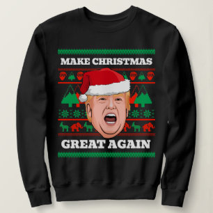 Trump Christmas Sweater Make Christmas Great Again