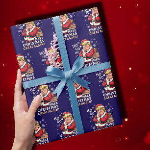 Trump Christmas Trump Make Christmas Great Again Wrapping Paper
