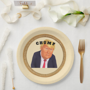 Trump/Chump Paper Plate