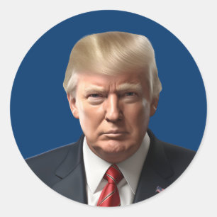 Trump  classic round sticker