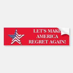 TRUMP CLINTON  BUMPER STICKER