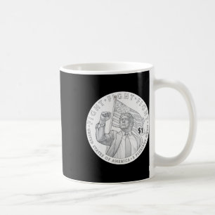 Trump Coin One Dollar _1  Coffee Mug