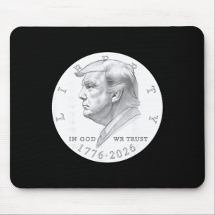Trump Coin One Dollar Mouse Pad
