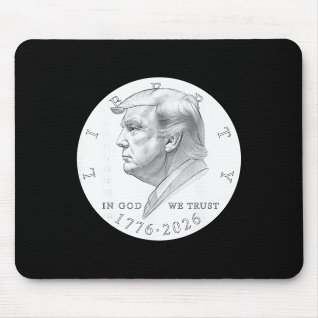 Trump Coin One Dollar  Mouse Pad (Front)
