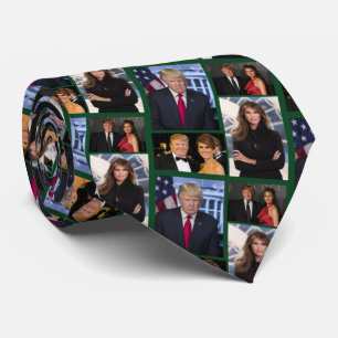 TRUMP COLLAGE TIE