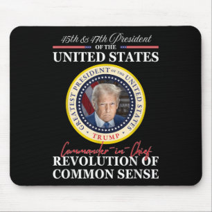 Trump Commander-in-chief 45 47 Revolution Of Mouse Pad
