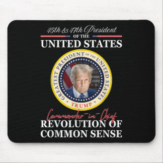 Trump Commander-in-chief 45 47 Revolution Of Mouse Pad