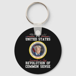 Trump Commander-in-chief Golden Age Of America Key Ring
